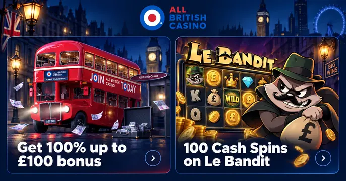 All British Casino bonus